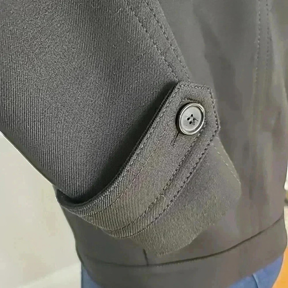 ZARA LADIES BLAZER JACKET COAT WOOL BLEND BLACK BOULE UK SIZE M - Picture 7 of 8